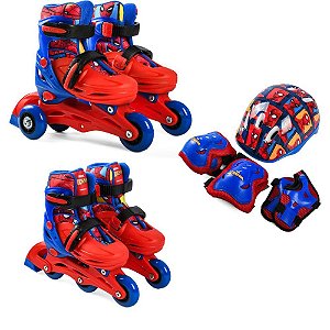 Patins Spider MAN 28-31 KIT Protecao KIT