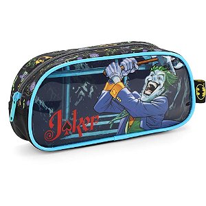 Estojo Simples Batman Tecido Preto