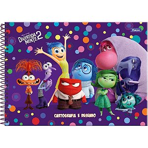 Caderno Desenho UNIV Capa Dura Divertidamente 80F PCT.C/05