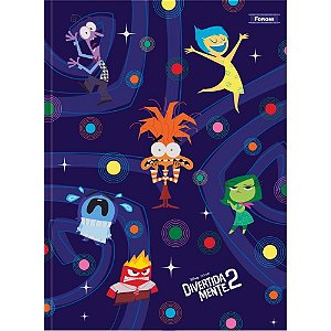 Caderno Brochurao Capa Dura Divertidamente College 160F C/04