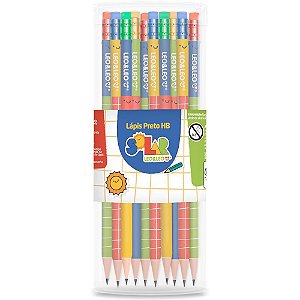 Lapis Preto Redondo Decorado Solar HB C/BORRACHA (S) POTE-72