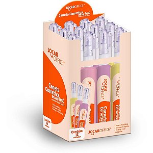 Caneta Corretiva Jocar Office 4ML Corpo Colorid DP.C/12