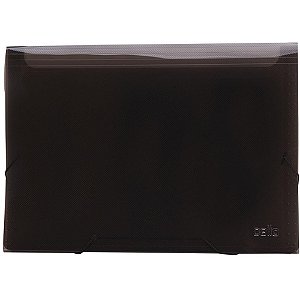 Pasta Sanfonada Plastica A4 31 Divisorias Fume PP Line