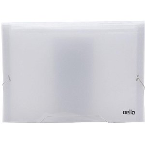 Pasta Sanfonada Plastica A4 31 Divisorias Cristal PP LI