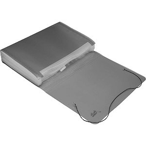 Pasta Sanfonada Plastica A4 31 Divisoes Fume (7896644728539)