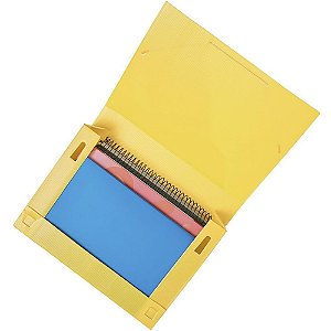 Pasta Polionda Oficio 55MM Amarela Novaonda PCT.C/10