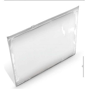 Pasta Malote PVC TRANSP. Horiz 260X360MM PCT.C/10