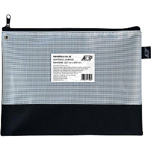 Pasta Malote NYLON C/ZIPER 22X30CM PT PCT.C/05