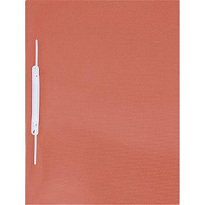 Pasta Grampo Trilho Plastica Oficio Vermelha PCT.C/10