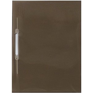 Pasta Grampo Trilho Plastica Oficio Fume PCT.C/10