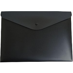 Pasta Malote A4 Preto C/BOTAO PCT.C/10