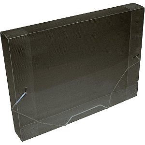 Pasta ABA Elastica Plastica Oficio 40MM Fume PCT.C/10