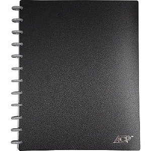 Pasta Catalogo A4 CANDY PP 30 ENV. PRETO/PRAT