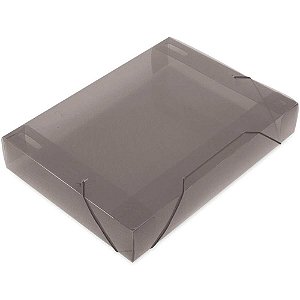 Pasta ABA Elastica Plastica Oficio 55MM Fume SOFT PCT.C/10