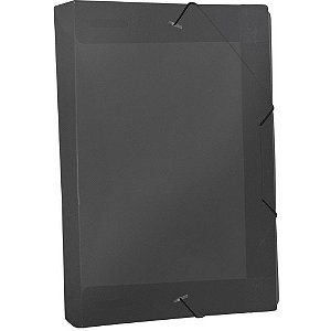 Pasta ABA Elastica Plastica Oficio 55MM Fume PCT.C/10 (7897237371248)