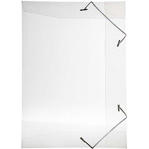 Pasta ABA Elastica Plastica Mini Oficio Delloline Cristal PCT.C/10