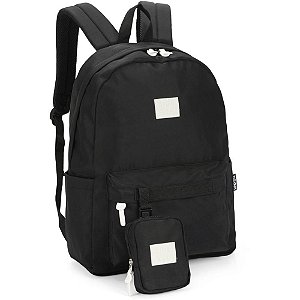 Mochila UP4YOU G Preta C/BOLSINHA