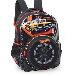 Mochila Infantil HOT Wheels G Preta