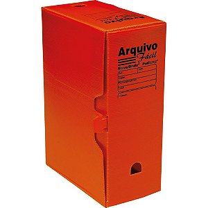 Arquivo Morto Polipropileno Facil Novaonda Vermelho PCT.C/10