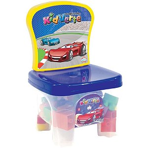 Brinquedo para Montar Kidverte Carros C/28 Pecas KIT
