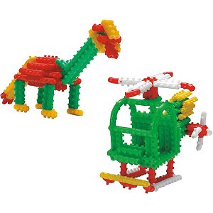 Brinquedo para Montar Pinos Magicos 170 Pecas