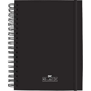 Caderno 01X1 Capa Dura ALL BLACK SMART 80F.C/ELASTICO