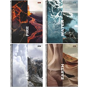 Caderno 15X1 Capa Dura 4 Elementos 240FLS. PCT.C/02