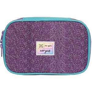 Estojo BOX Utility Emoji Azul