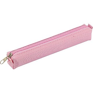 Estojo Simples Lona Colors POP Tubinho ZIP Sortido C/12