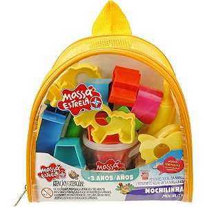 Massa para Modelar Criativa Estrela C/ACESSORIOS e Mochila