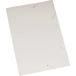 Pasta ABA Elastica Papel Oficio Branca PCT.C/20