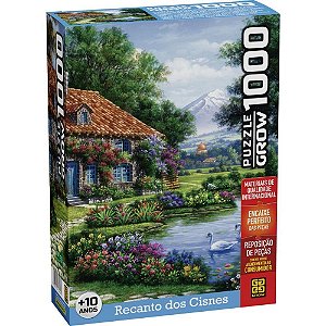 QUEBRA-CABECA Cartonado Recanto dos Cisnes 1000 Pecas