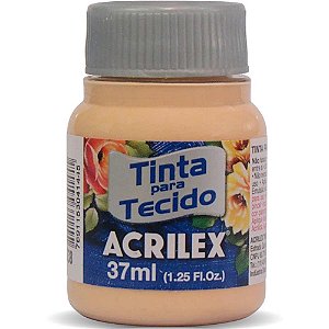 Tinta para Tecido Fosca 37ML Amarelo Pessego Duzia