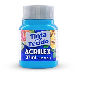 Tinta para Tecido Fosca 37ML Azul Celeste Duzia
