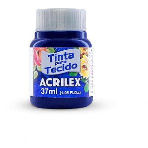 Tinta para Tecido Fosca 37ML Azul Marinho Duzia