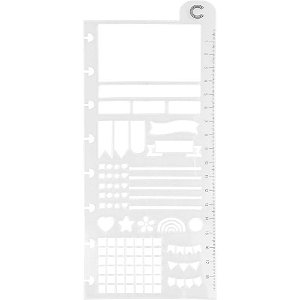Caderno Inteligente Regua A5 Regua Stencil
