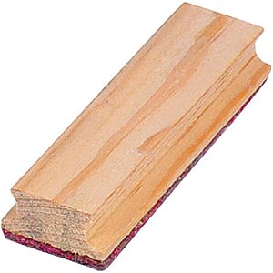 Apagador Quadro Escolar Madeira C/ Feltro PCT.C/12