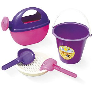 Baldinho de Praia KIT HAPPY Praia SET 5PCS