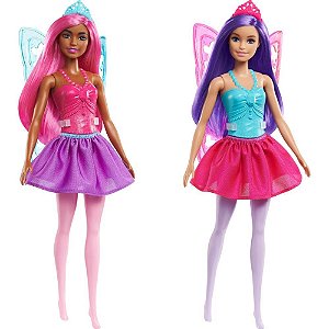 Barbie Fantasy Boneca Fada Cabelo Color. Sortido