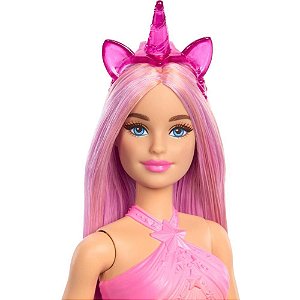 Barbie Fantasy Boneca Unicórnio Rosa