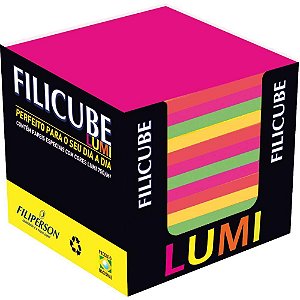 Bloco de Anotacoes Filicube 8X8CM. 85G. Lumi Caixinha