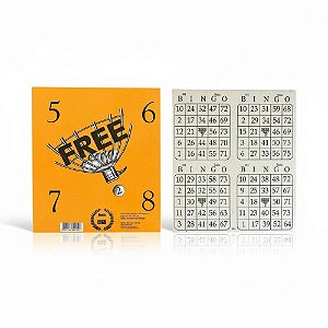 Bloco para Bingo Jornal Bingao 4X1 100 Folhas PCT.C/09