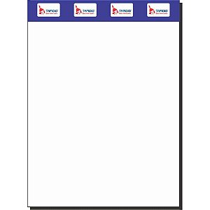 Bloco para Rascunho C/PICOTE S/PAUTA 100X140 50F. PCT.C/20