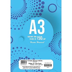 Bloco Tecnico sem Margem Desenho A3 ART PB 20F.BR 150G PCT.C/05