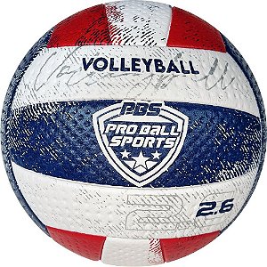 Bola de Volei PRO BALL PVC/PU 2.6 BR/AZ/VM