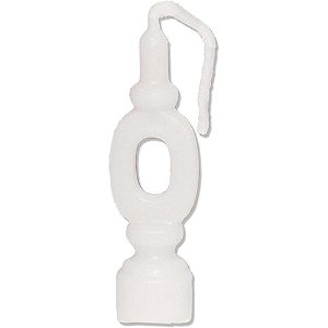 Vela para Aniversario N.00 Branca CX.C/10