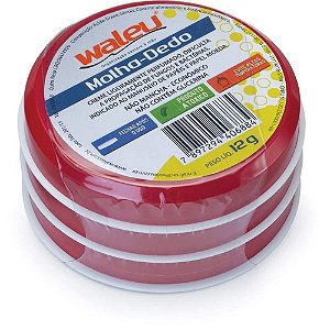 Umedecedor de Dedo Molha Dedo Vermelho 12G. PCT.C/10