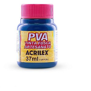 Tinta PVA 37ML. Azul Turquesa CX.C/12
