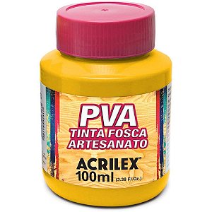 Tinta PVA 100ML. Amarelo Cadmio PCT.C/06