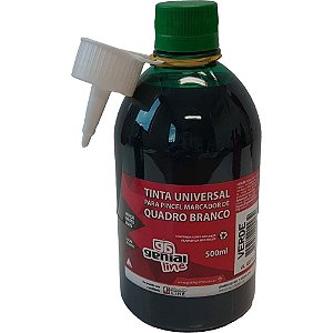 Tinta Marcador Quadro Branco Reabastecedor GE-500ML Verde